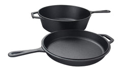 Wildtrak™ 3.2 Quart Pre-Seasoned Cast Iron 2in1 COMBO Cooker