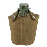 1 Quart Water Canteen with Cover - Military Green
