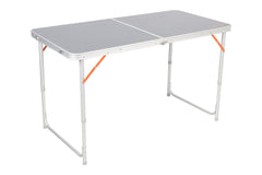 Wildtrak™ Bi Fold Camp Table, Lightweight, Adjustable Height with Carry Handle