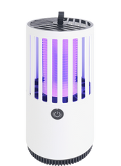 Rechargeable Mosquito Lamp Night Light, Bug Zapper Lamp, USB Charge Cable, Ceiling Hook
