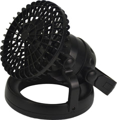 Portable 2in1 LED Light and Fan 16.7x18.5cm, 50 Hours Low Speed, Battery Operated