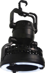 Portable 2in1 LED Light and Fan 16.7x18.5cm, 50 Hours Low Speed, Battery Operated