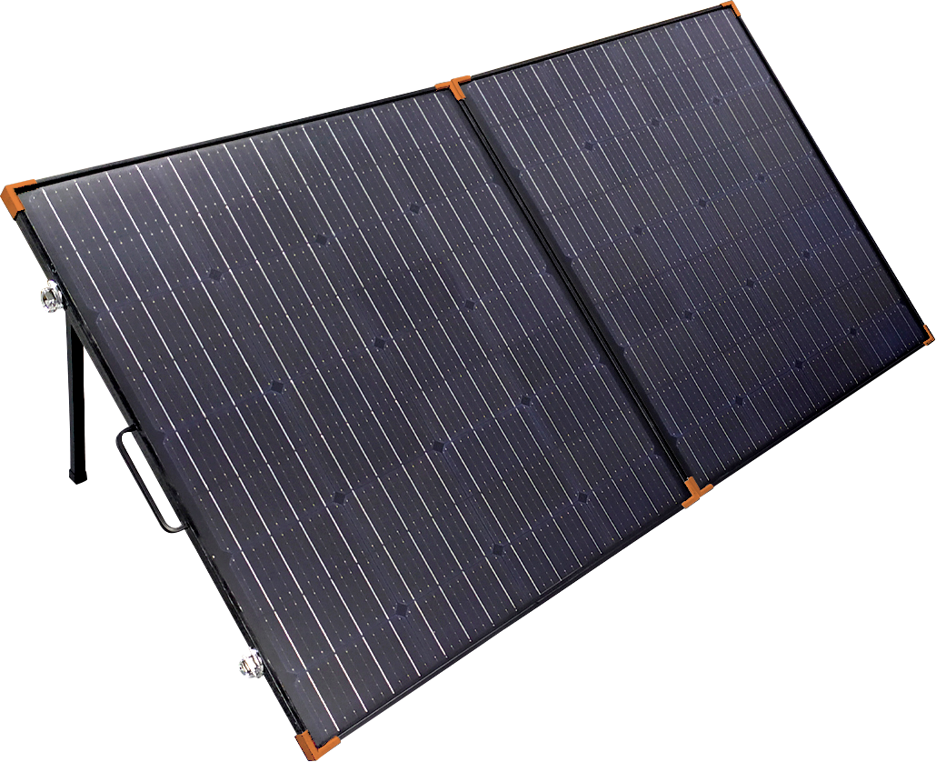 Folding 160W A-Grade Aluminium Solar Panel with Bag for Camping, 4WD & Caravan Adventures