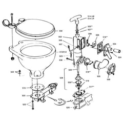 RM69 Service and spares kit for the Manual Marine Toilets - 530