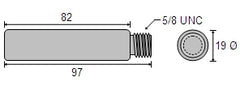 CDZ9-006 GM Diesel Zinc Pencil Anode