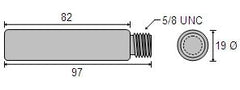 CDZ9-006 GM Diesel Zinc Pencil Anode