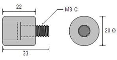 CDZ9-007 Yanmar Zinc Engine Anode