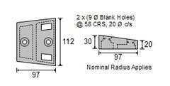 CDZ9-055 Gimbal Plate Anode for Outdrives
