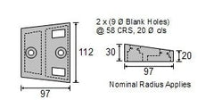CDZ9-055 Gimbal Plate Anode for Outdrives