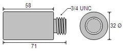 CDZ9-074 Caterpillar Engine Zinc Anode