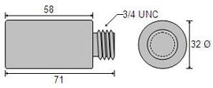 CDZ9-074 Caterpillar Engine Zinc Anode