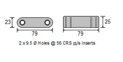 CDZ9-086 Hamilton Jet Zinc Bar Anode