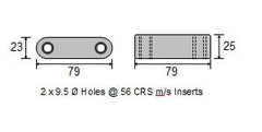 CDZ9-086 Hamilton Jet Zinc Bar Anode