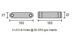 CDZ9-087 Hamilton Jet Zinc Bar Anode