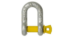 SHACKLE DEE 5MM GRADE S SCREW PIN GAL 0.33T