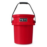 YETI LoadOut 5-Gallon Bucket Rescue Red