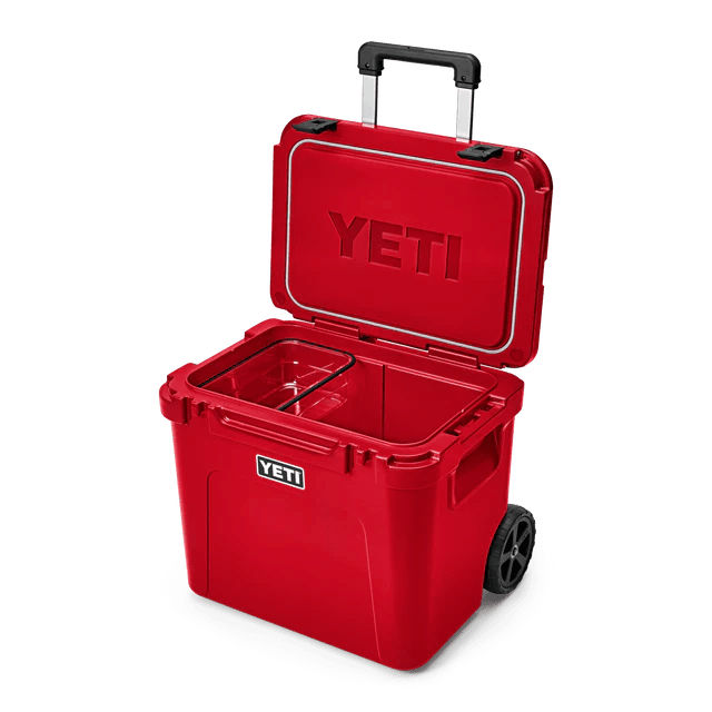 YETI Roadie 60 Wheeled Hard Cooler Rescue Red