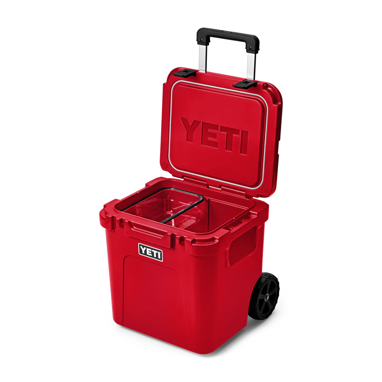 YETI Roadie 48 Wheeled Hard Cooler  Rescue Red