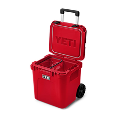 YETI Roadie 48 Wheeled Hard Cooler  Rescue Red