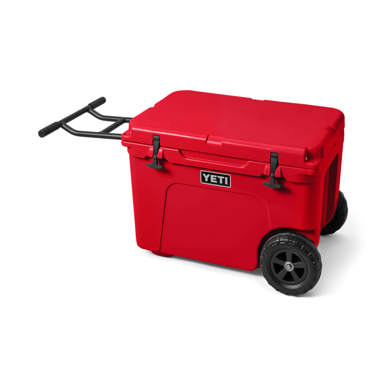 YETI Tundra Haul Wheeled Hard Cooler Rescue Red