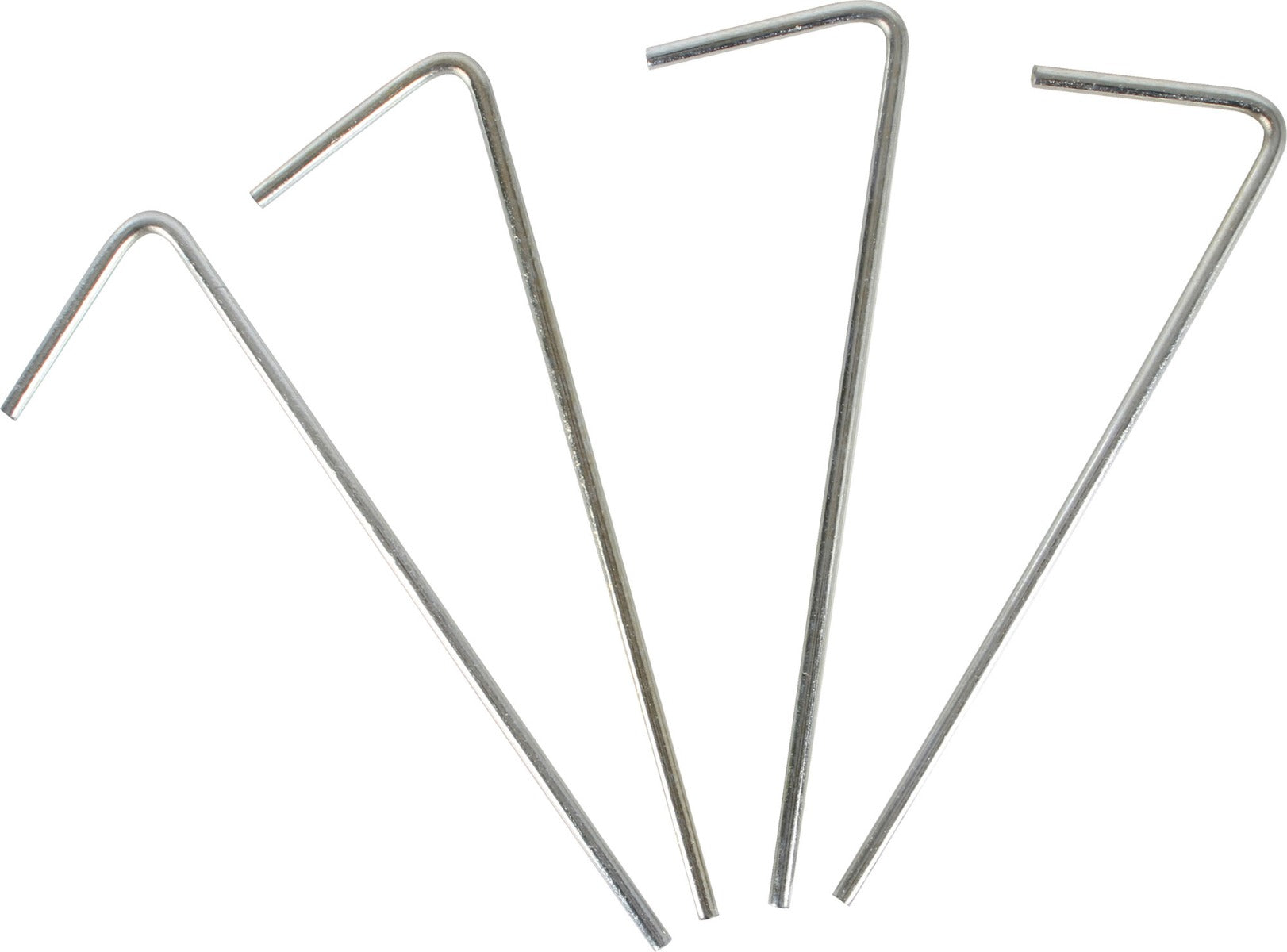 10 PACK 23CM STEEL TENT PEGS