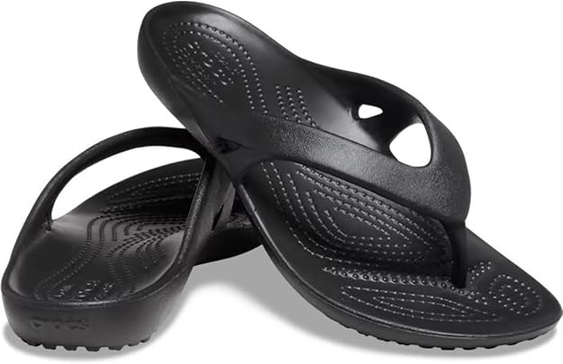 Crocs Kadee II Flip Thong Black Size Women's W7