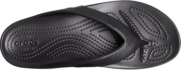 Crocs Kadee II Flip Thong Black Size Women's W7
