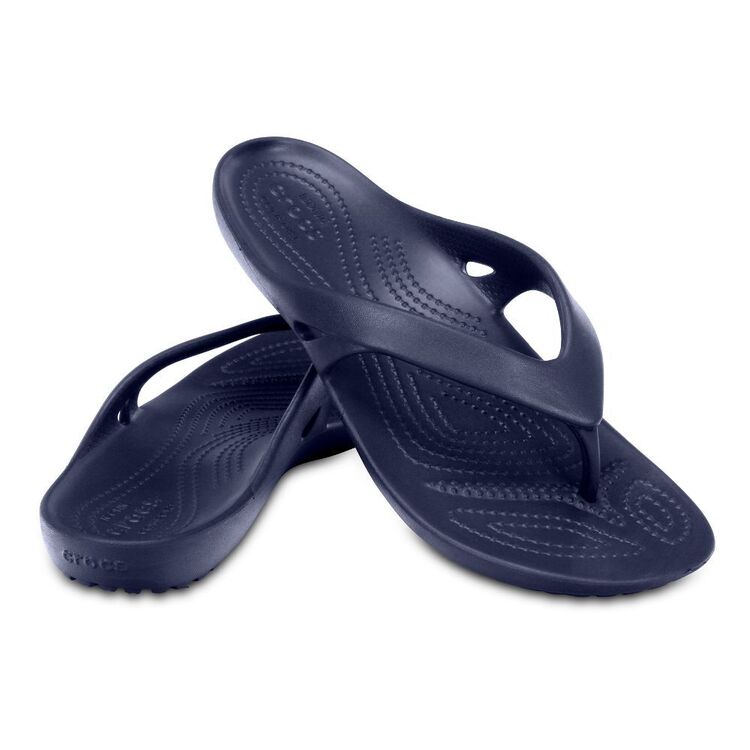 Crocs Kadee II Flip Thong Navy Size Women's W8
