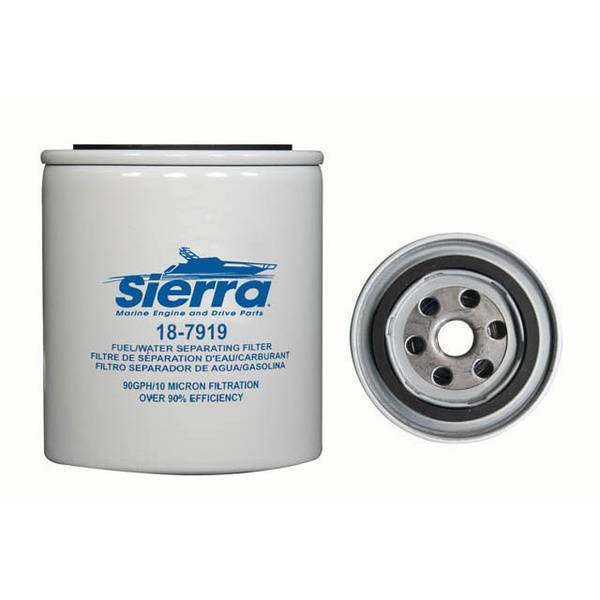 S18-7919 Sierra Fuel Filter / Water Separator 10 Micron