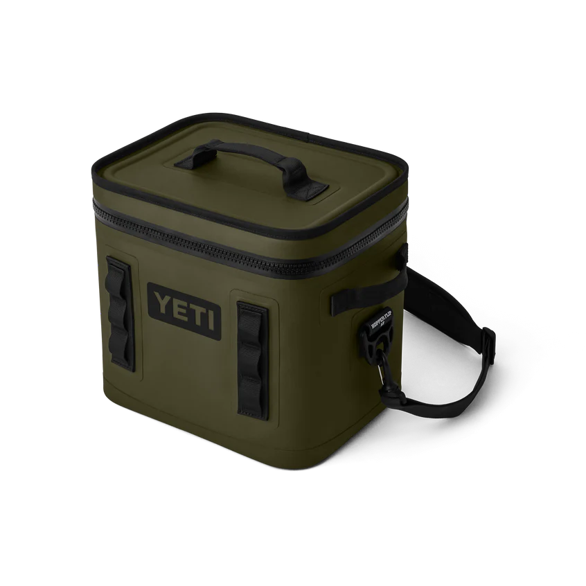 YETI Hopper Flip 12 Soft Cooler  Olive/Black