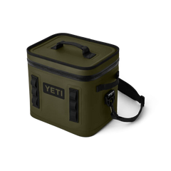 YETI Hopper Flip 12 Soft Cooler  Olive/Black