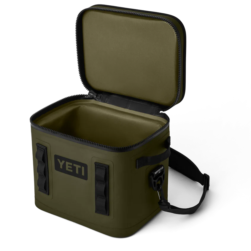 YETI Hopper Flip 12 Soft Cooler  Olive/Black