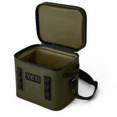 YETI Hopper Flip 12 Soft Cooler  Olive/Black