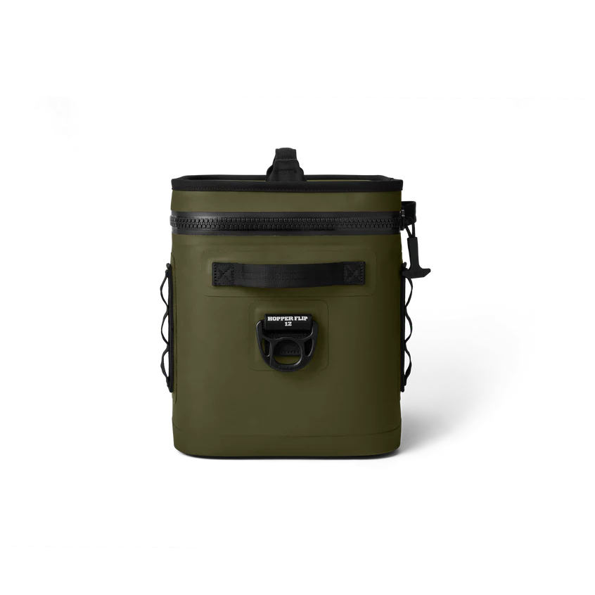 YETI Hopper Flip 12 Soft Cooler  Olive/Black