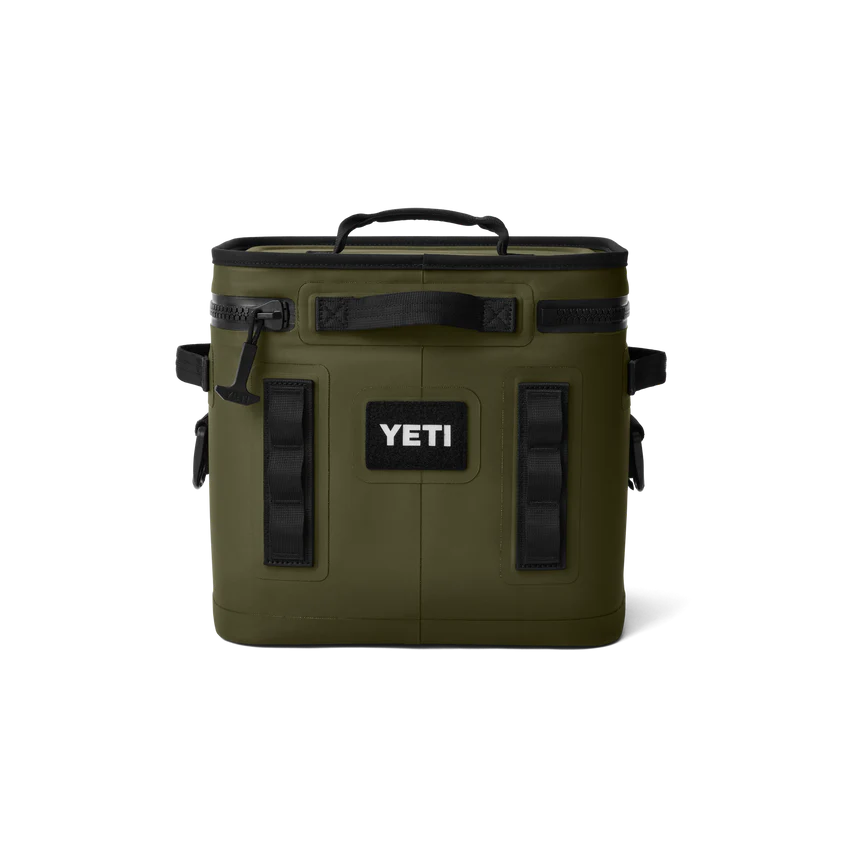 YETI Hopper Flip 12 Soft Cooler  Olive/Black