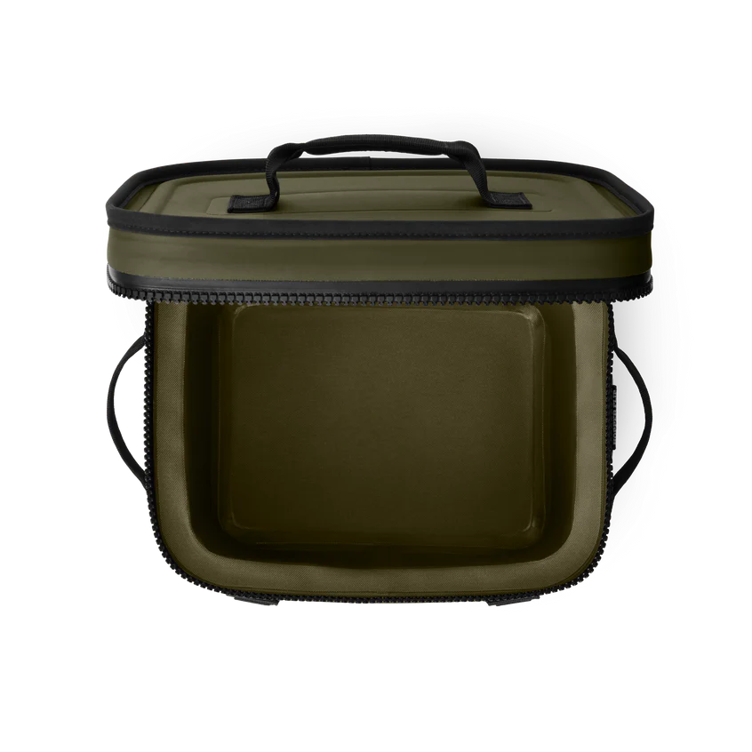 YETI Hopper Flip 12 Soft Cooler  Olive/Black