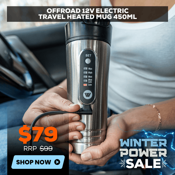 Wildtrak Offroad 12V Electric Heated Travel Heated Mug 450ml