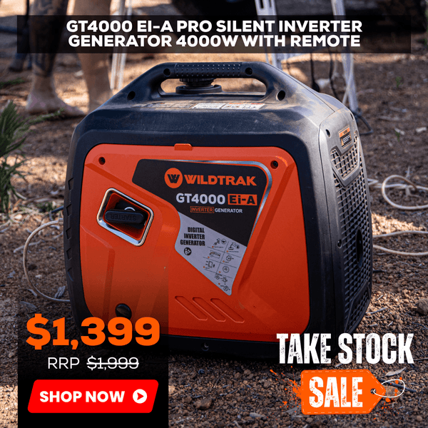 Wildtrak GT4000 Ei-A Pro Silent Inverter Generator | 4.0kW |4000w |Power Station with Remote