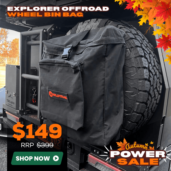 Wildtrak Explorer Offroad 4WD Heavy-duty Wheel Bin Spare Tyre Bag