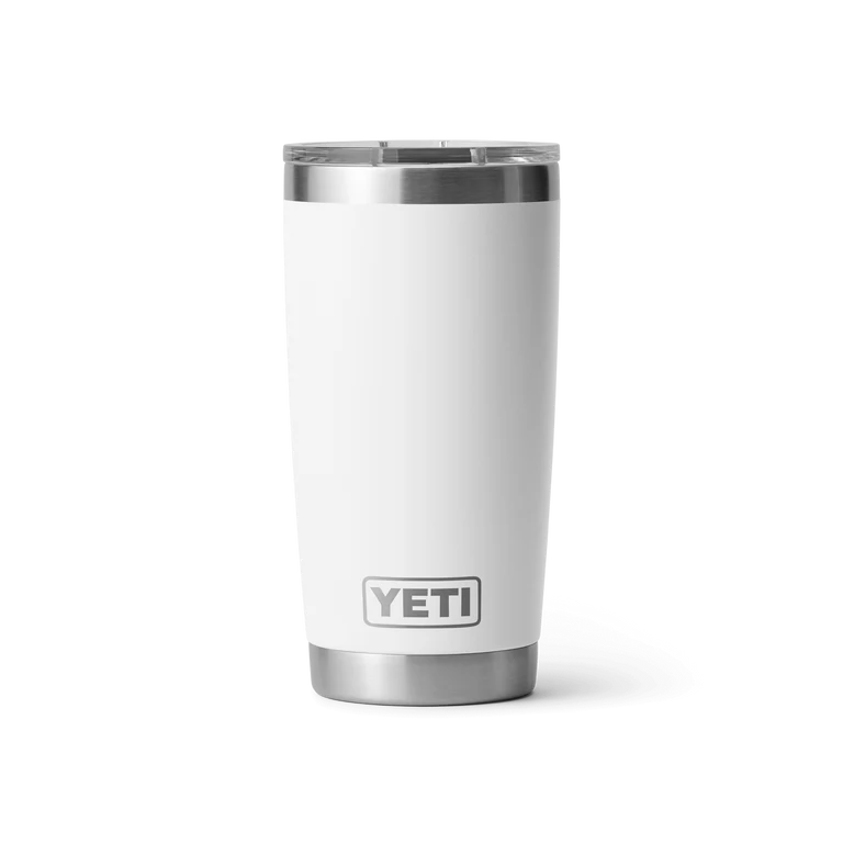 YETI Rambler 20oz w/MS Lid White