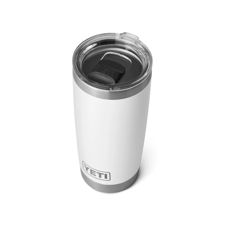 YETI Rambler 20oz w/MS Lid White