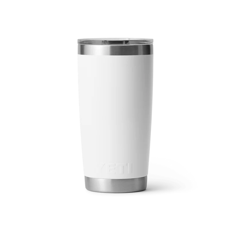 YETI Rambler 20oz w/MS Lid White