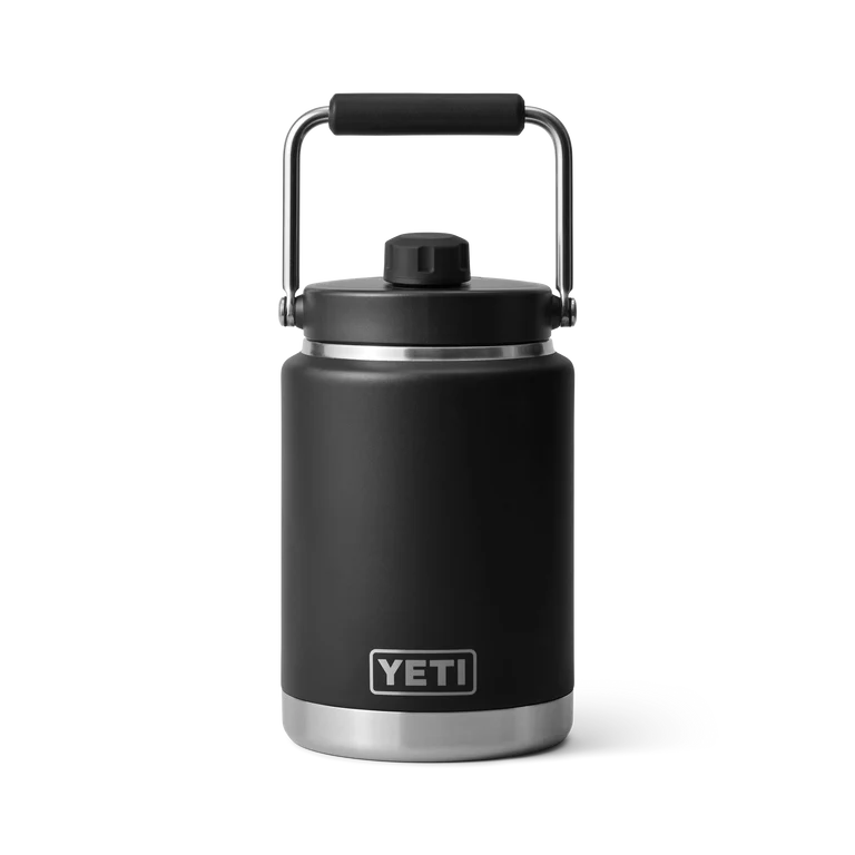 YETI Rambler Half Gallon Jug Black