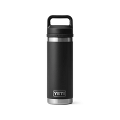 YETI Rambler 18oz Bottle Black w/ Chug Cap