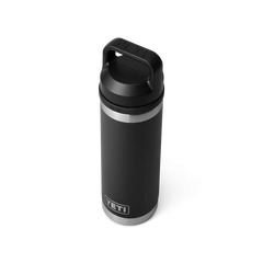 YETI Rambler 18oz Bottle Black w/ Chug Cap