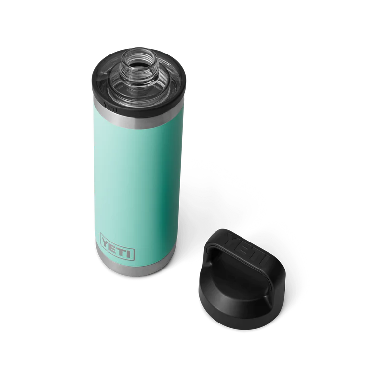 YETI Rambler 18oz Bottle Seafoam w/ Chug Cap