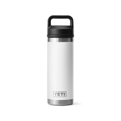 YETI Rambler 18oz Bottle White w/ Chug Cap