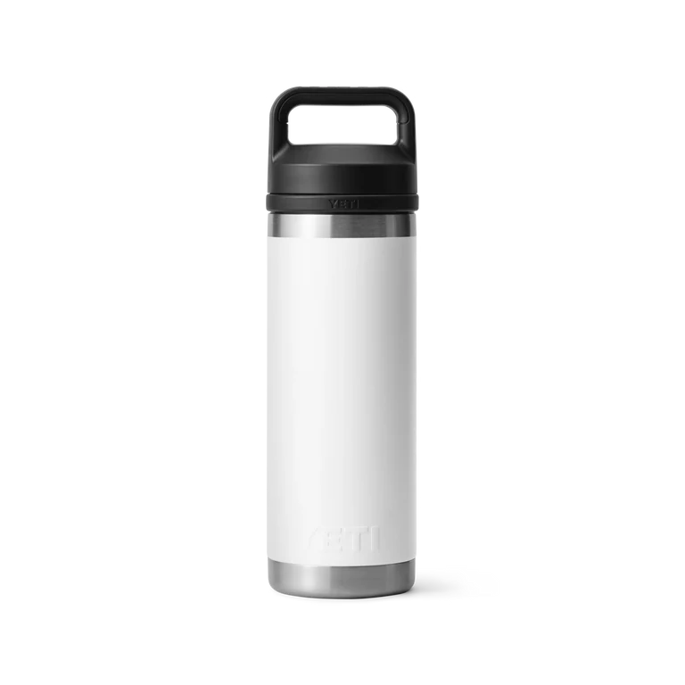 YETI Rambler 18oz Bottle White w/ Chug Cap