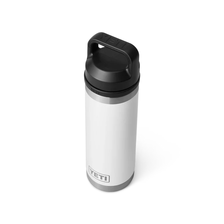 YETI Rambler 18oz Bottle White w/ Chug Cap