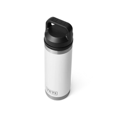 YETI Rambler 18oz Bottle White w/ Chug Cap